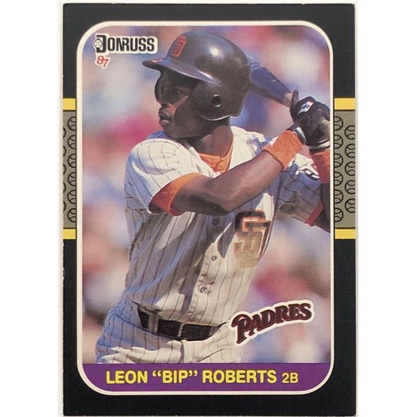 1987 DONRUSS BIP ROBERTS ROOKIE CARD