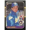 Image 1 : 1987 DONRUSS DAN PLESAC ROOKIE CARD