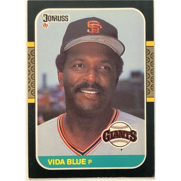 1987 DONRUSS VIDA BLUE (HOF)