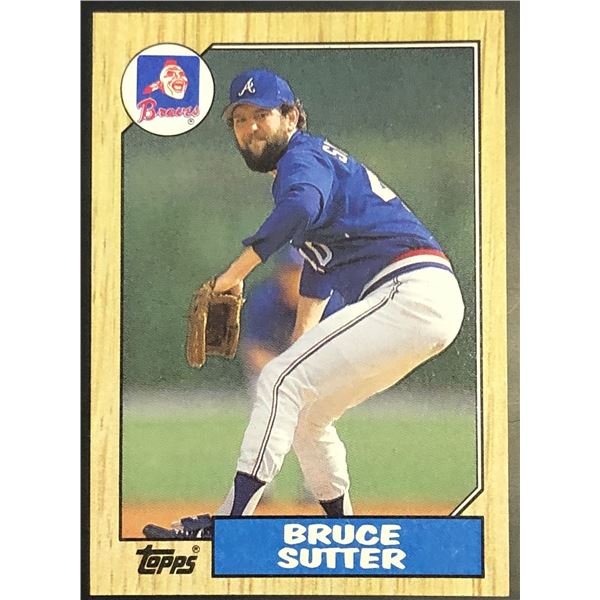 1987 TOPPS BRUCE SUTTER (HOF)