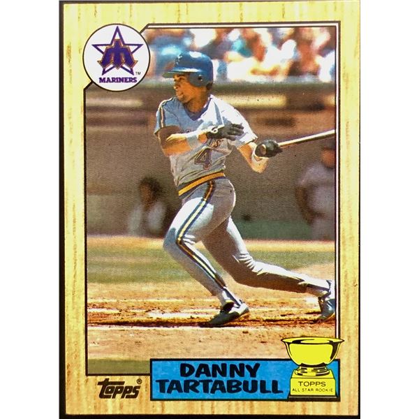 1987 TOPPS DANNY TARTABULL ROOKIE CARD