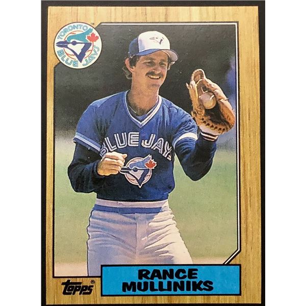 1987 TOPPS RANCE MULLINIKS