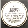 Image 2 : 1988 TOPPS BASEBALL COIN - DWIGHT GOODEN