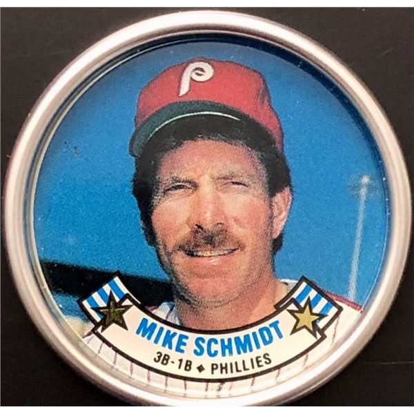 1988 TOPPS BASEBALL COIN - MIKE SCHMIDT (HOF)