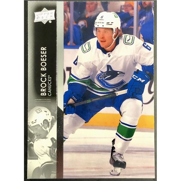 2021-22 UPPER DECK BROCK BOESER