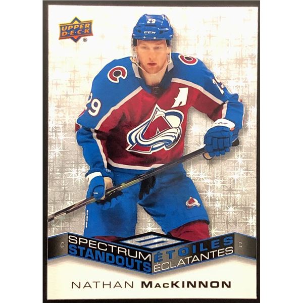 2022-23 UPPER DECK SPECTRUM STANDOUTS NATHAN MacKINNON