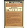 Image 2 : 1975-76 O-PEE-CHEE W.H.A. TOM WEBSTER