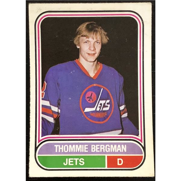 1975-76 O-PEE-CHEE WHA THOMMIE BERGMAN ROOKIE CARD
