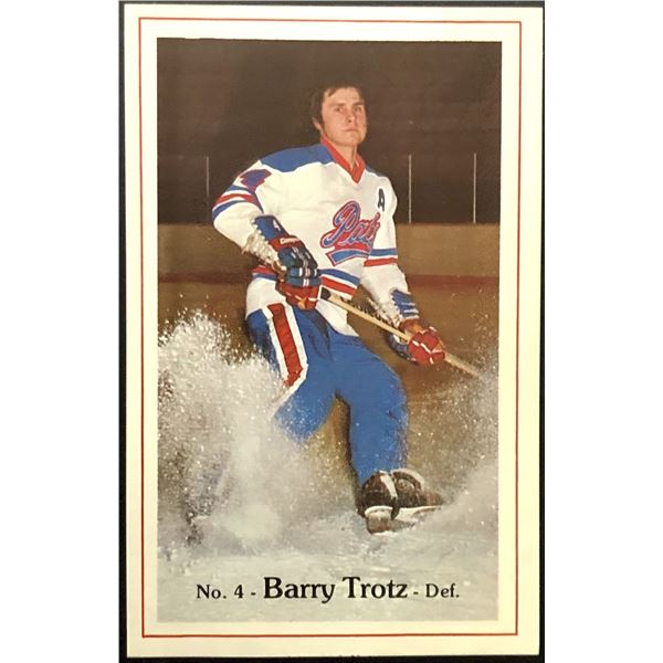 1981-82  JUNIOR CARD - BARRY TROTZ