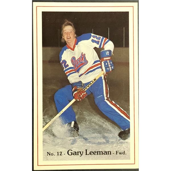 1981-82  JUNIOR CARD - GARY LEEMAN
