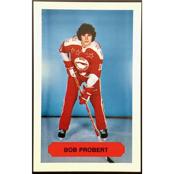 1984-85 JUNIOR CARD - BOB PROBERT