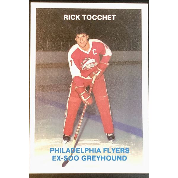 1987-88 JR. CARD - SOO GREYHOUNDS (OHL) - RICK TOCCHET