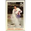Image 1 : 1989-90 JR. CARD - OSHAWA GENERALS (OHL) - ERIC LINDROS (HOF)