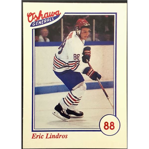 1991-92 JUNIOR CARD - ERIC LINDROS (HOF)