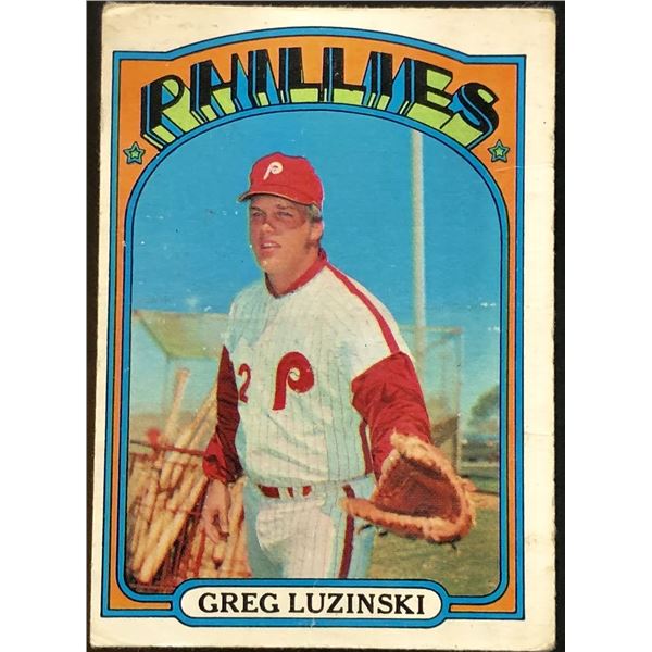 1972 O-PEE-CHEE GREG LUZINSKI ROOKIE CARD