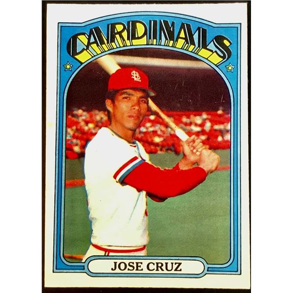 1972 O-PEE-CHEE JOSE CRUZ ROOKIE CARD