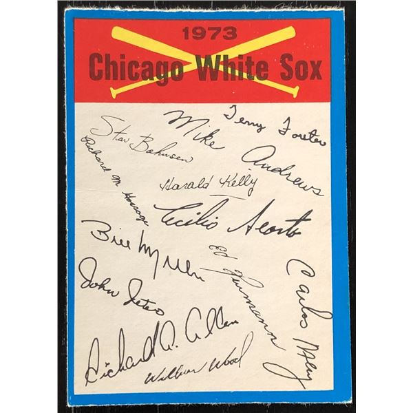 1973 O-PEE-CHEE CHICAGO WHITE SOX