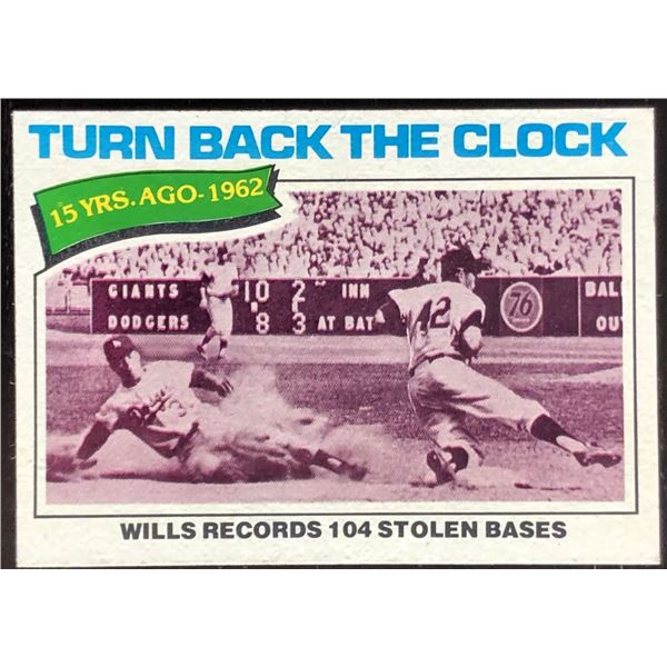 1977 TOPPS MAURY WILLS