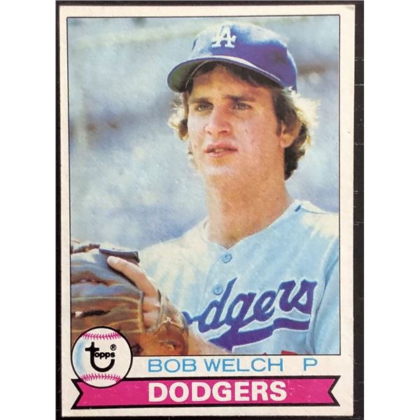 1979 TOPPS BOB WELCH ROOKIE CARD