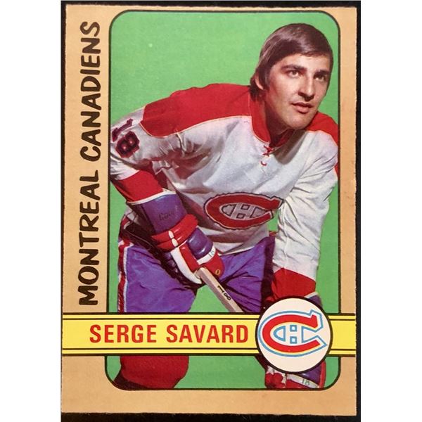 1972-73 O-PEE-CHEE SERGE SAVARD (HOF)
