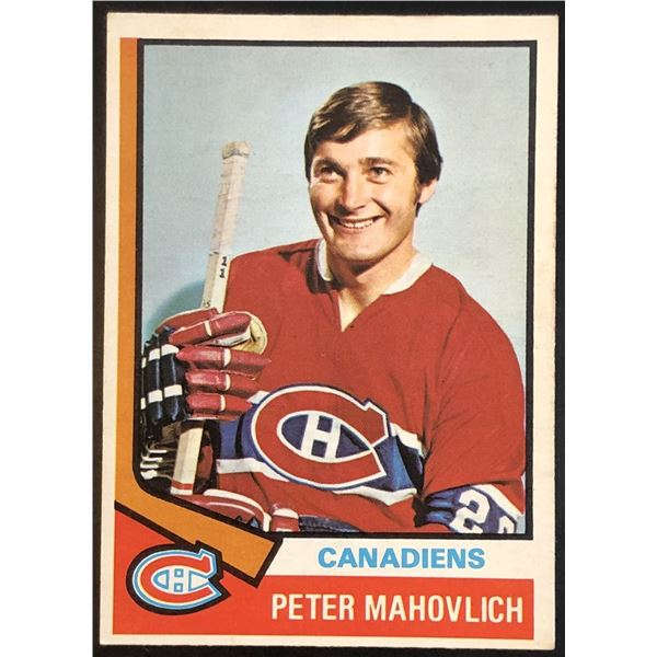 1974-75 O-PEE-CHEE PETER MAHOVLICH (HOF)