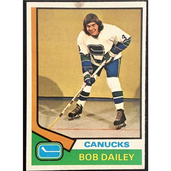 1974-75 TOPPS BOB DAILEY ROOKIE CARD