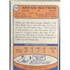 Image 2 : 1974-75 TOPPS BRYAN WATSON
