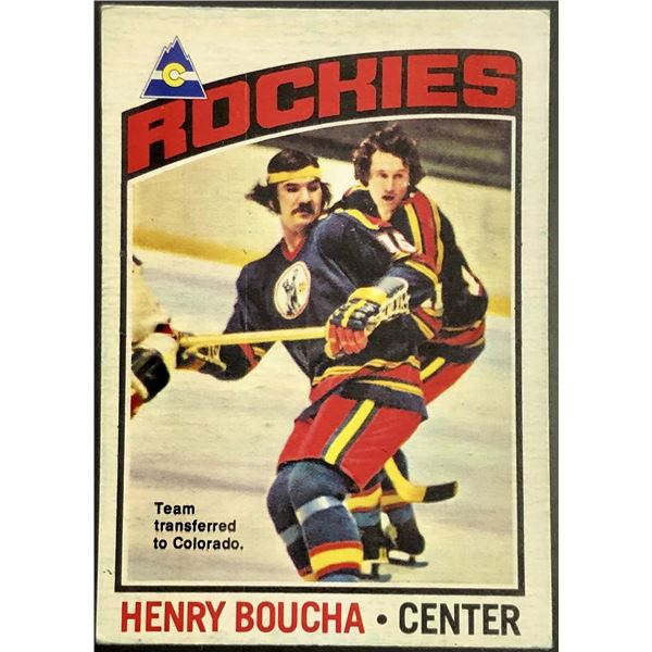 1976-77 O-PEE-CHEE HENRY BOUCHA