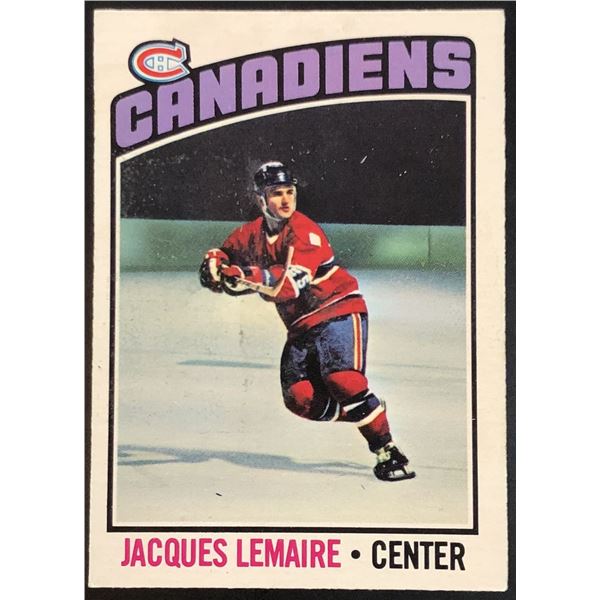1976-77 O-PEE-CHEE JACQUES LEMAIRE (HOF)