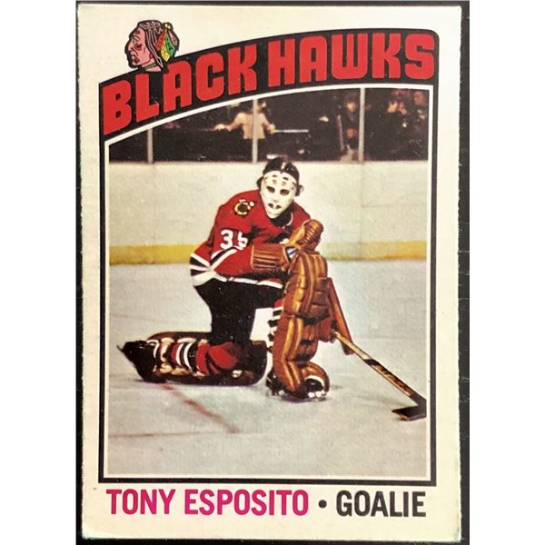1976-77 O-PEE-CHEE TONY ESPOSITO (HOF)