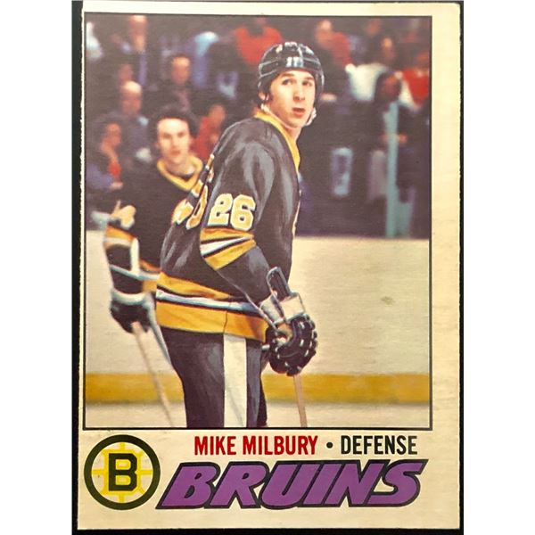 1977-78 O-PEE-CHEE MIKE MILBURY ROOKIE CARD
