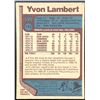Image 2 : 1977-78 O-PEE-CHEE YVON LAMBERT