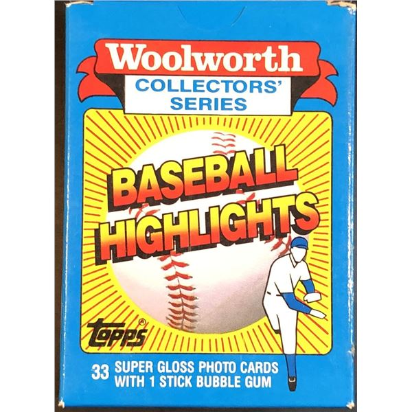 1988 TOPPS WOOLWORTH COLLECTOR'S BOX SET