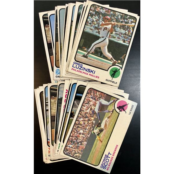 1973 TOPPS BASEBALL COLLECTION - 25 CARDS