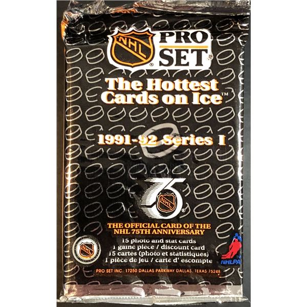 1991-92 PRO SET NHL SERIES-1 FOIL PACK
