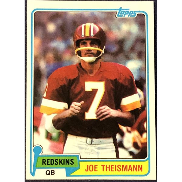 1981 TOPPS JOE THEISMANN (HOF)