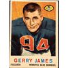 Image 1 : 1958 TOPPS CFL GERRY JAMES (HOF)