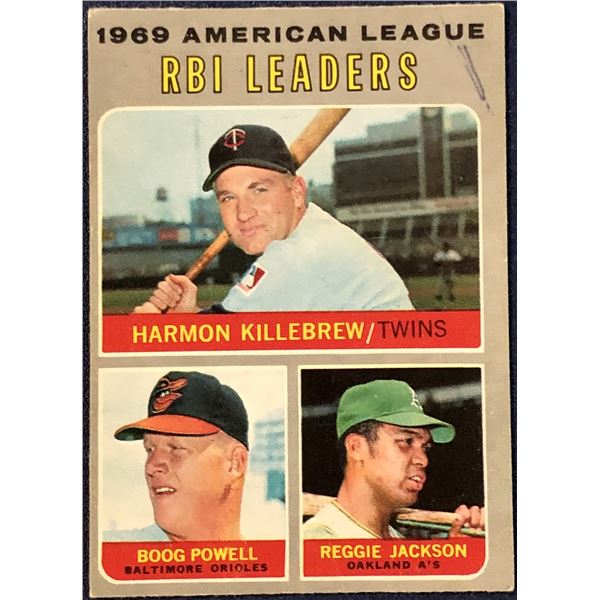 1970 O-PEE-CHEE REGGIE JACKSON / HARMON KILLEBREW (HOF)