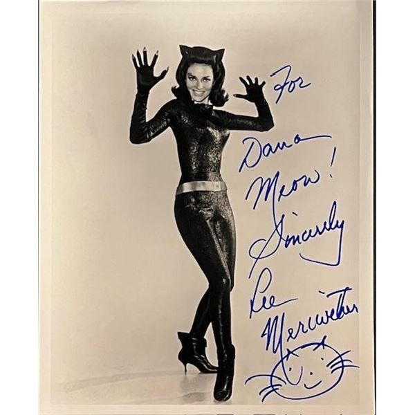 Catwoman Lee Meriwether signed photo