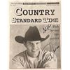 Image 1 : Country music singer Rick Trevino Signed 1994 Country Standard Time Newsletter