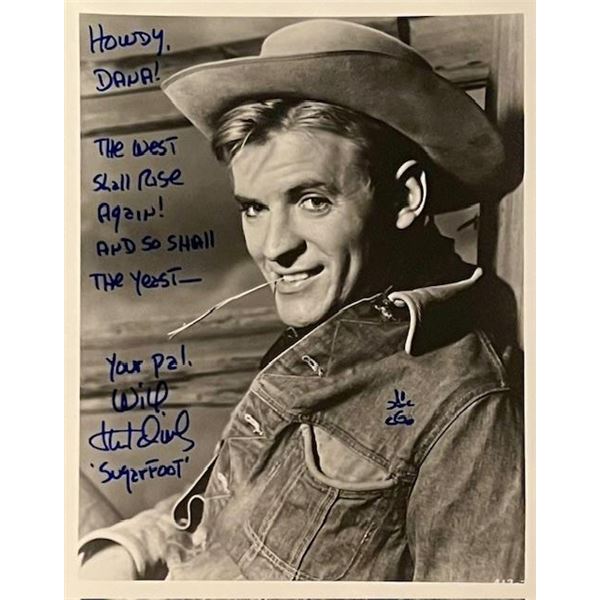 Sugarfoot Will Hutchason Signed Photo