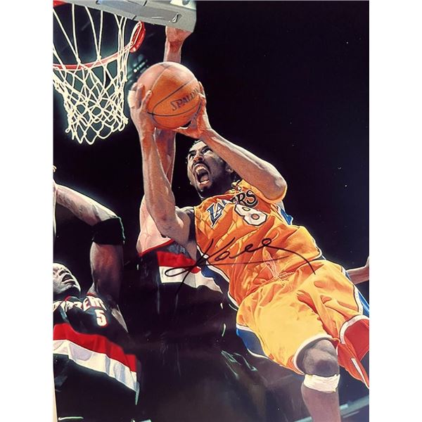 Kobe Bryant signed photo