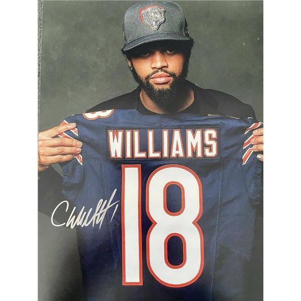 Chicago Bears Caleb Williams signed photo