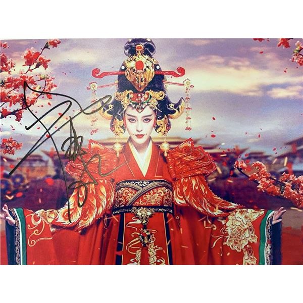 The Impress of China Fan Binging signed movie photo
