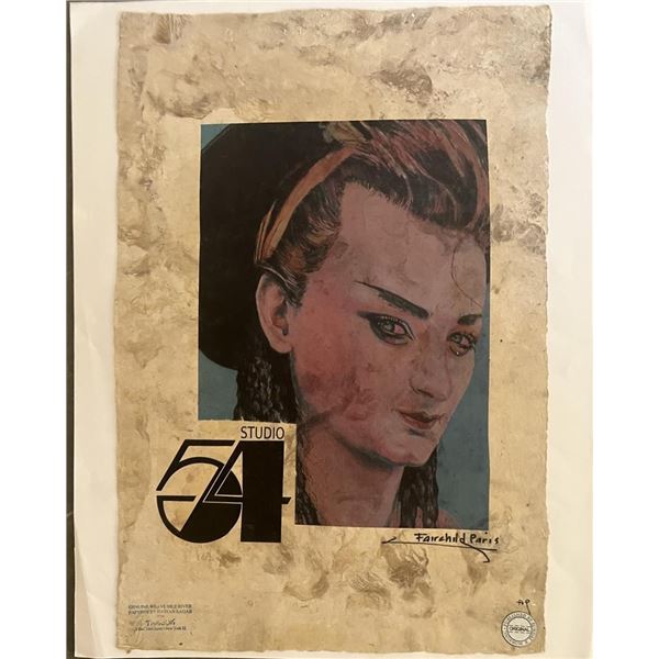 Fairchild Paris limited edition Boy George Studio 54 Artist Proof