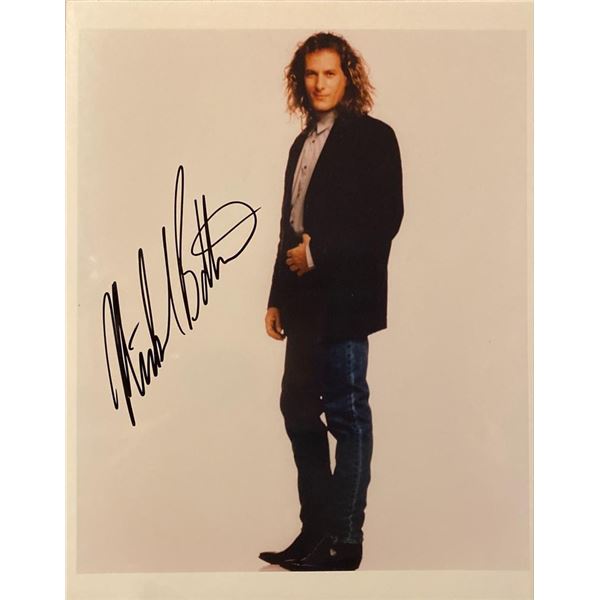 Singer Michael Bolton signed photo