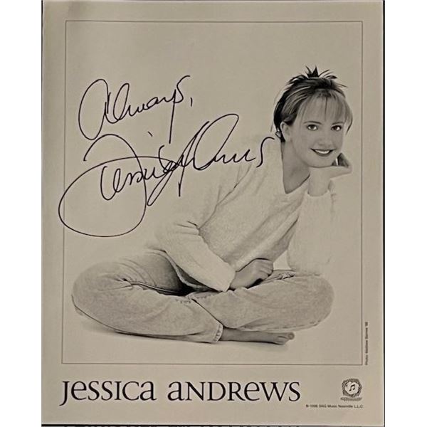 Country Singer Jessica Andrews signed photo