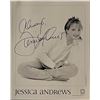 Image 1 : Country Singer Jessica Andrews signed photo