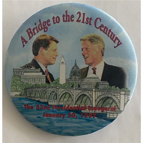 53rd inauguration commemorative Bill Clinton pin