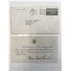 Image 1 : First Lady Mamie Eisenhower facsimile letter with first day cover